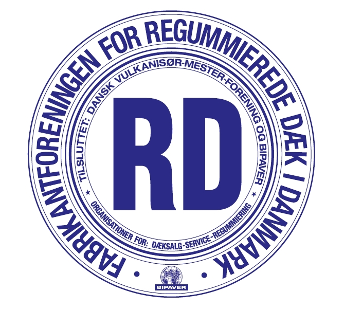 FABRIKANTFORENINGEN FOR REGUMMIEREDE DÆK I DANMARK logo